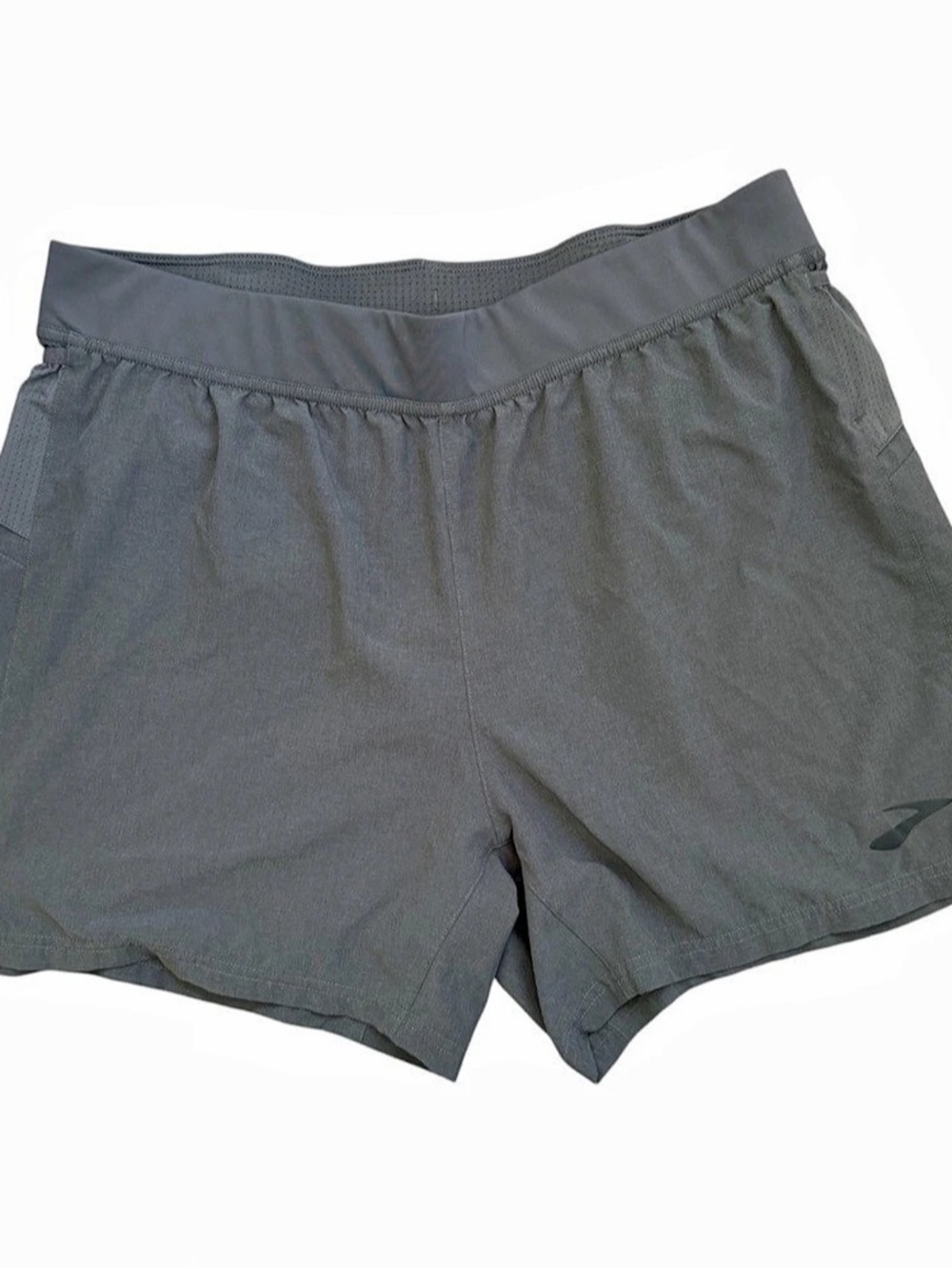 Brooke Sherpa 5 Athletic Shorts in Gray Large